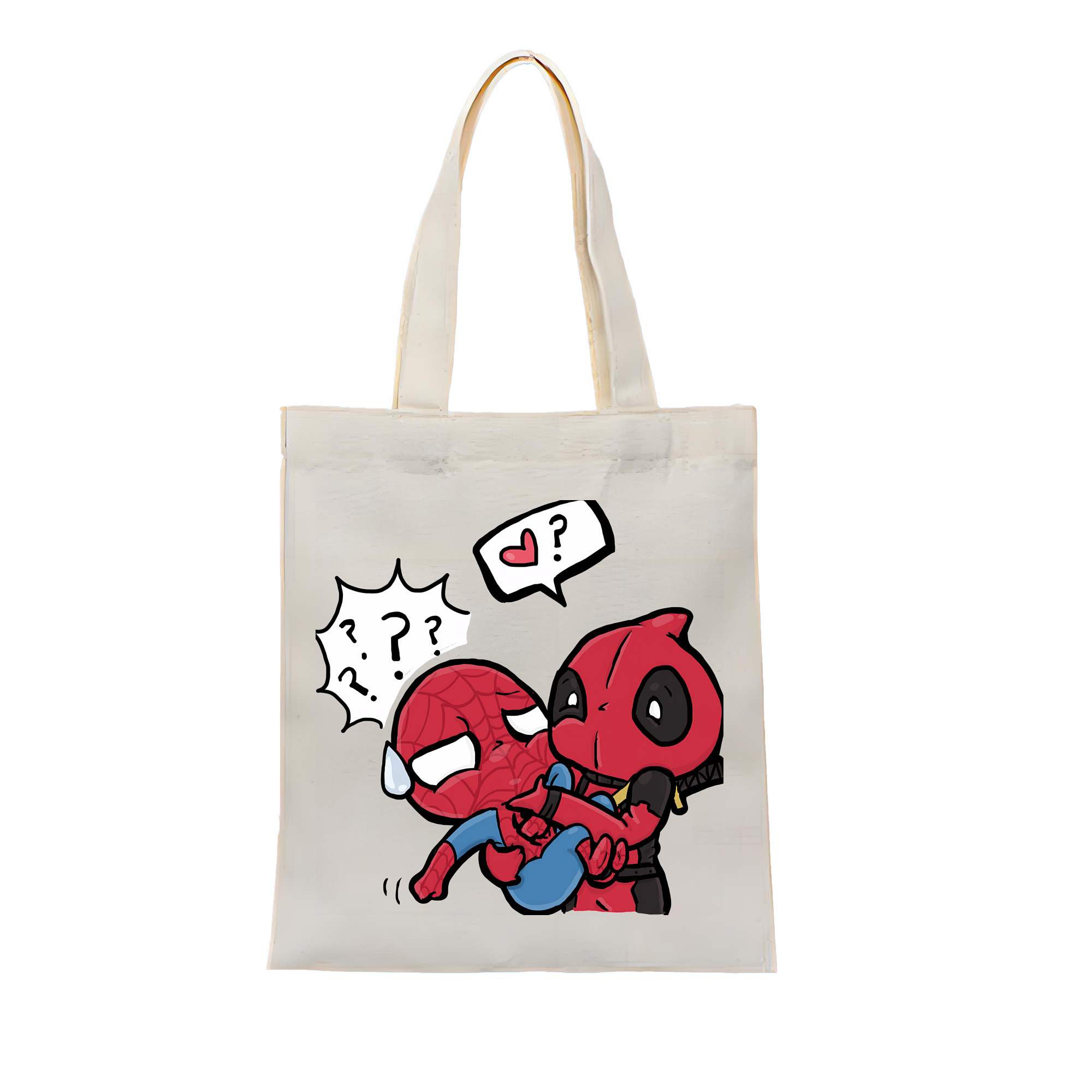 （画像用） Deadpool デッドプール 縦型キャンバス生地手提げバッグ　トートバッグ