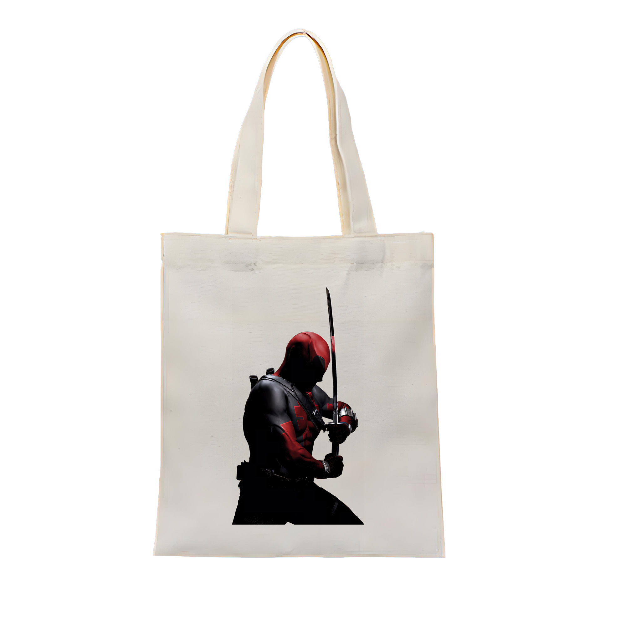 （画像用） Deadpool デッドプール 縦型キャンバス生地手提げバッグ　トートバッグ