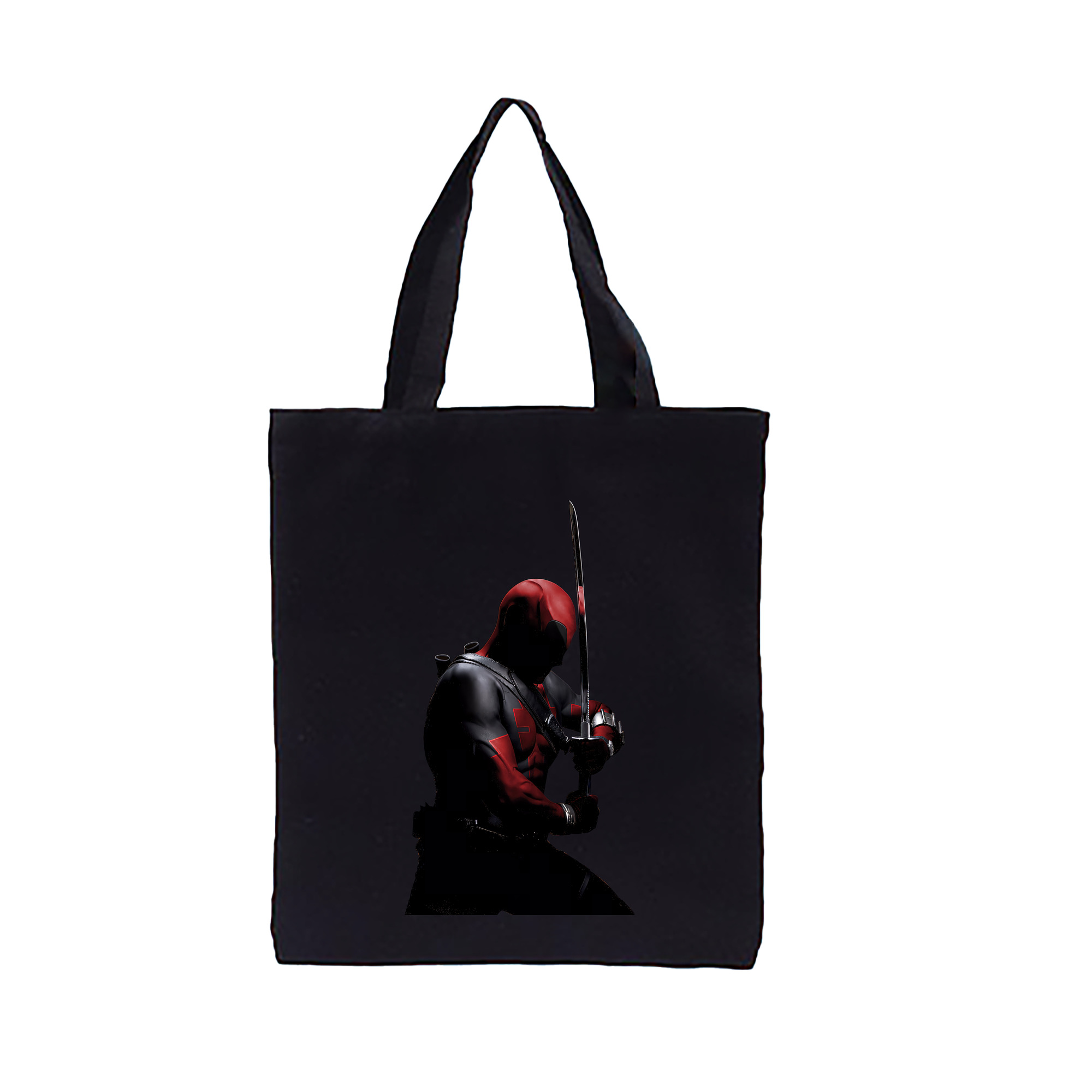 （画像用） Deadpool デッドプール 縦型キャンバス生地手提げバッグ　トートバッグ