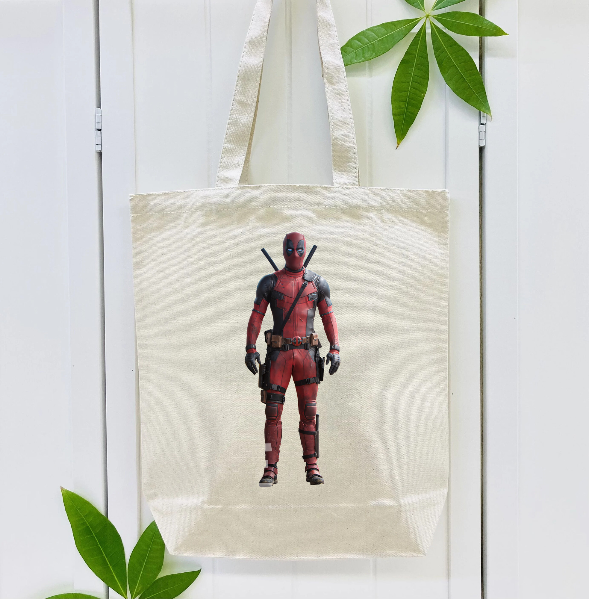 Deadpool デッドプール 縦型キャンバス生地手提げバッグ　トートバッグ