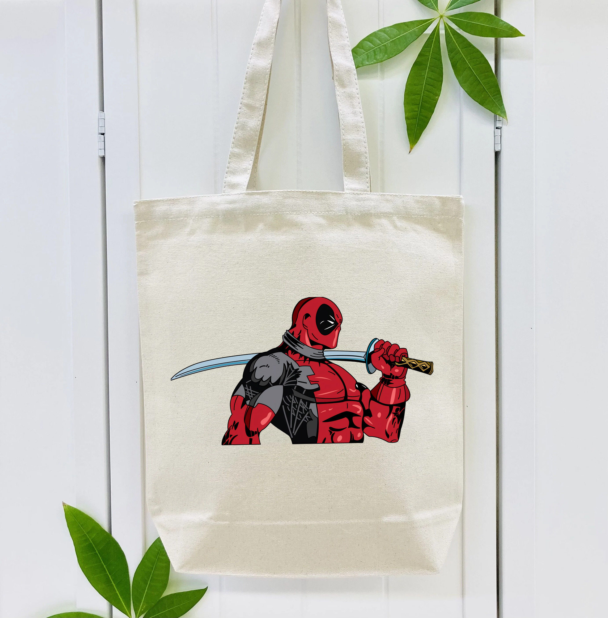 Deadpool デッドプール 縦型キャンバス生地手提げバッグ　トートバッグ