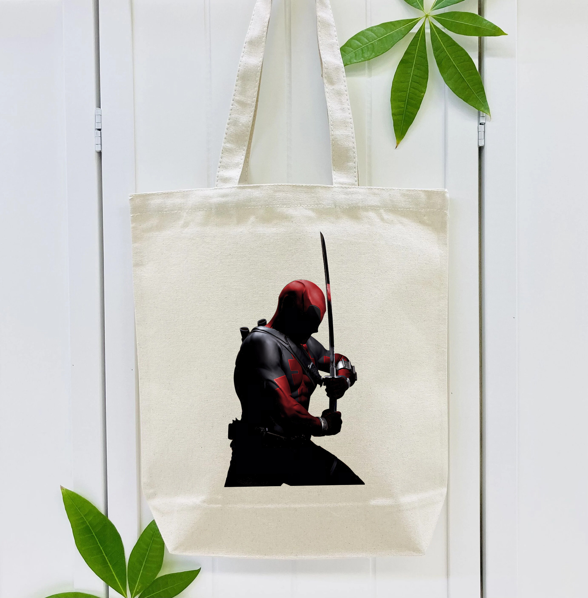 Deadpool デッドプール 縦型キャンバス生地手提げバッグ　トートバッグ