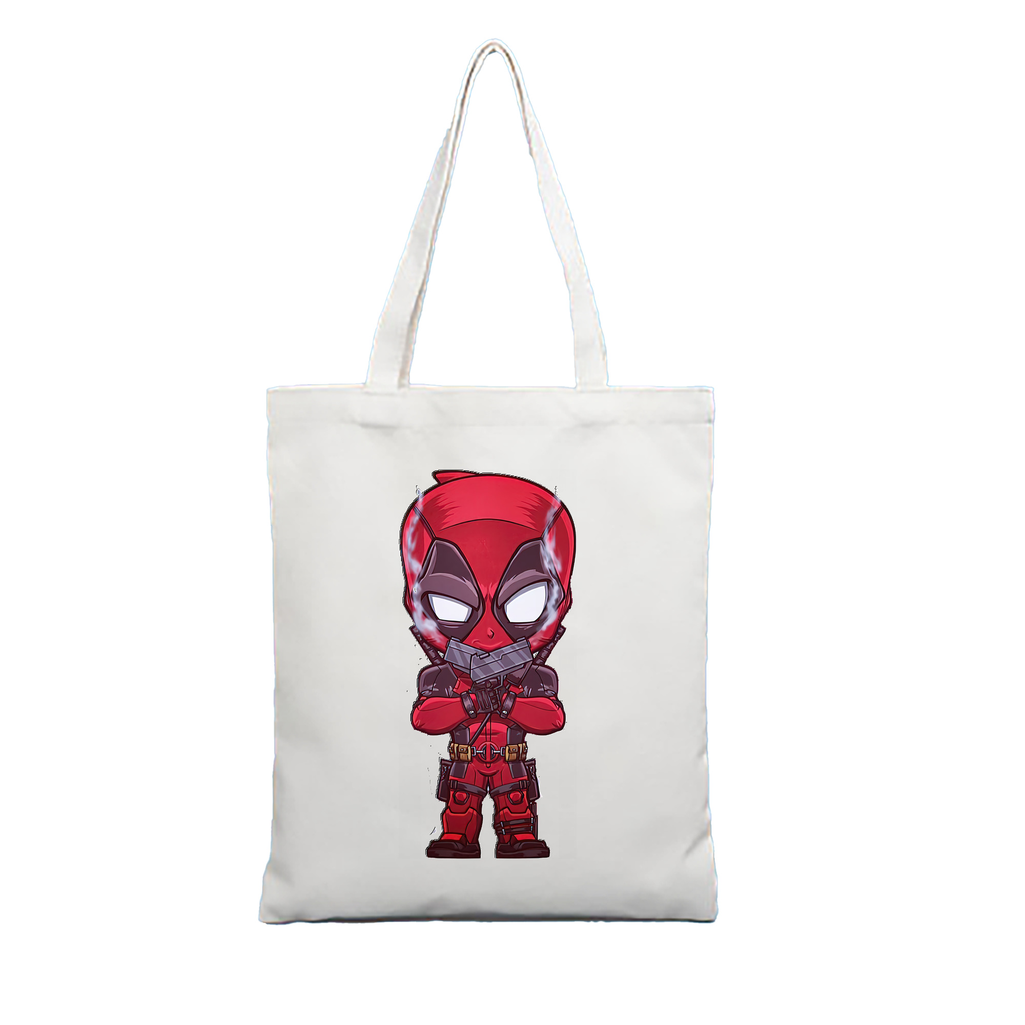 （画像用） Deadpool デッドプール 縦型キャンバス生地手提げバッグ　トートバッグ