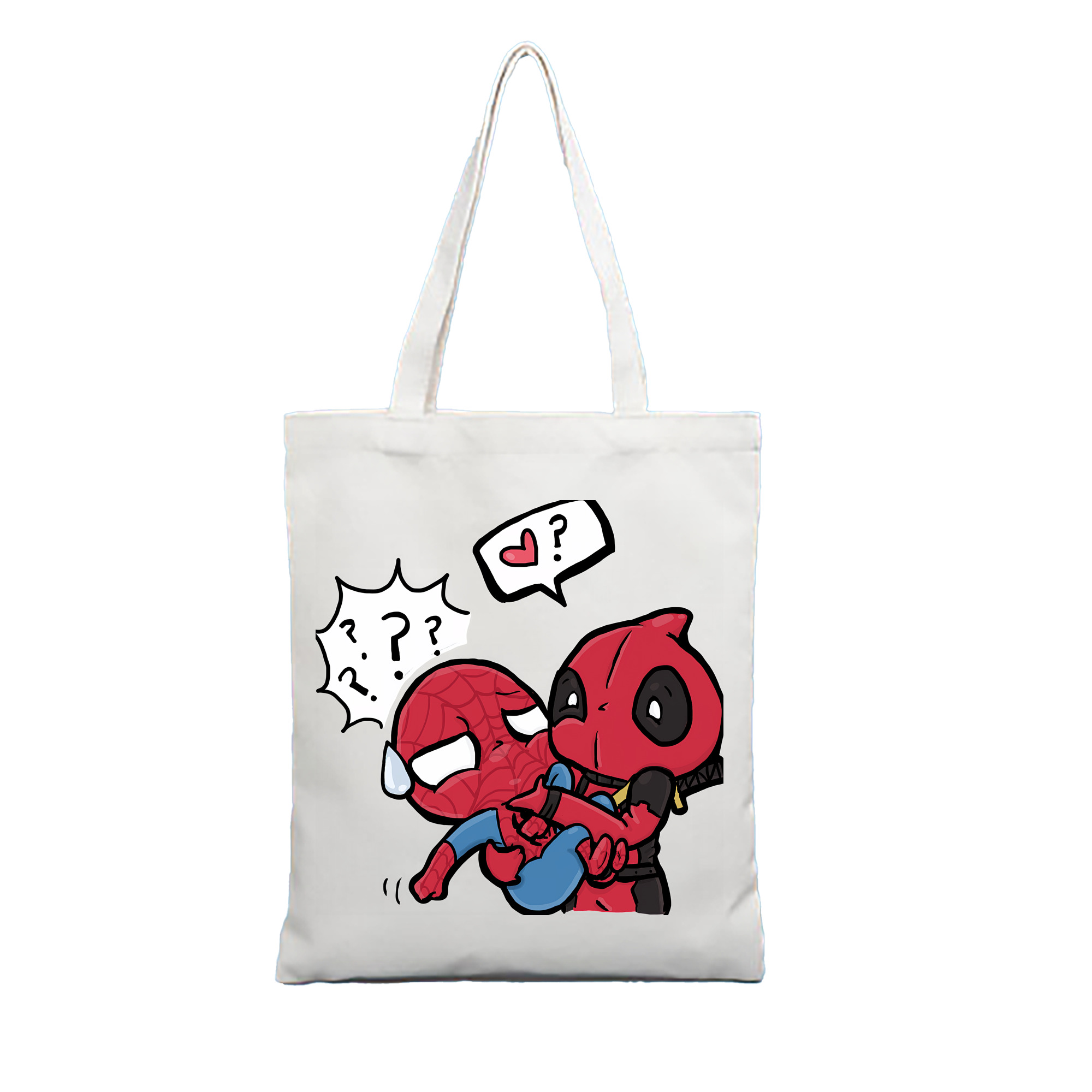 （画像用） Deadpool デッドプール 縦型キャンバス生地手提げバッグ　トートバッグ