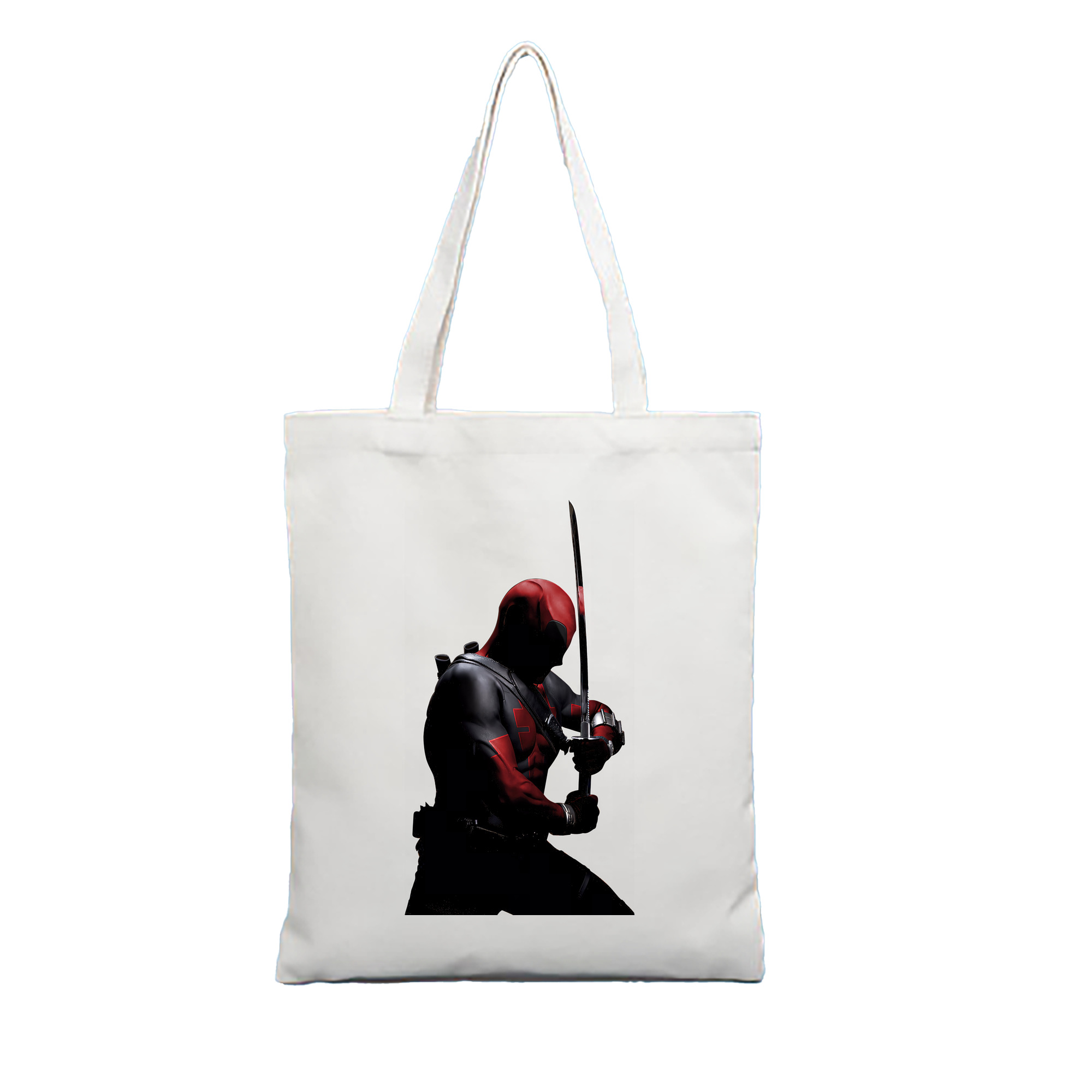 （画像用） Deadpool デッドプール 縦型キャンバス生地手提げバッグ　トートバッグ