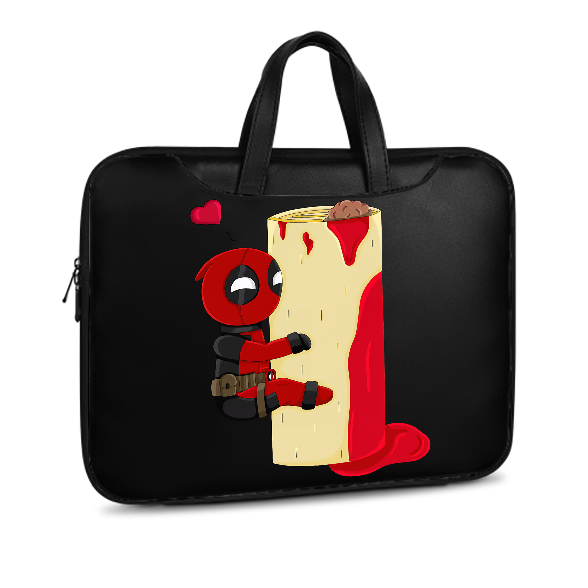 （画像用） Deadpool デッドプール レザーラップトップバッグ　ノートパソコンケース
