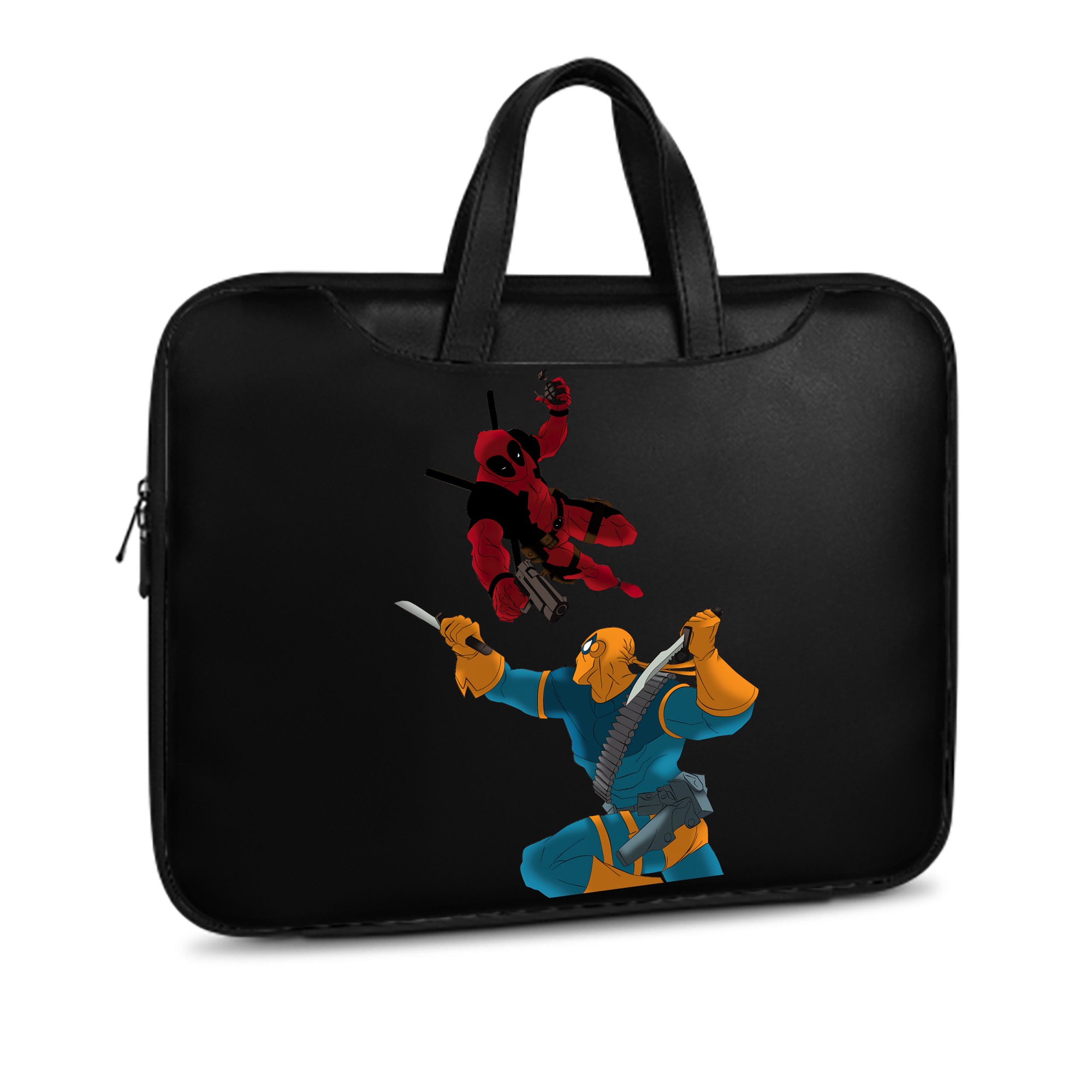 （画像用） Deadpool デッドプール レザーラップトップバッグ　ノートパソコンケース