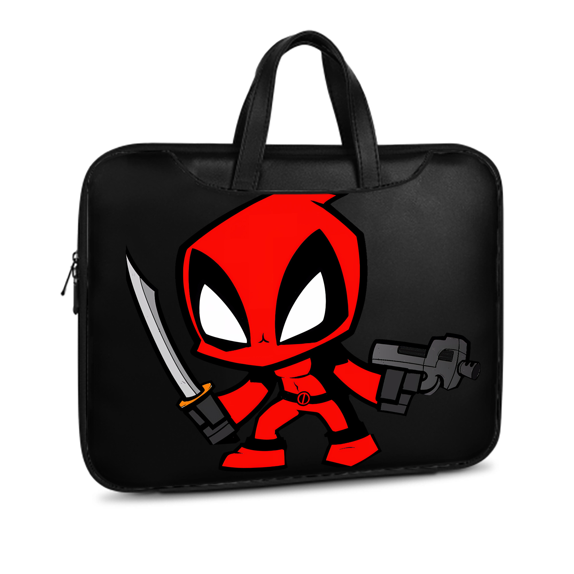 （画像用） Deadpool デッドプール レザーラップトップバッグ　ノートパソコンケース