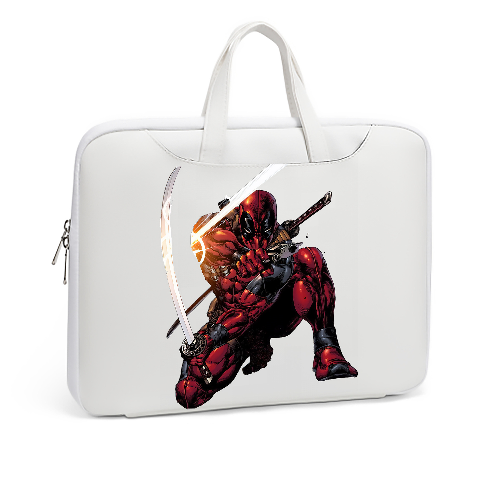 （画像用） Deadpool デッドプール レザーラップトップバッグ　ノートパソコンケース