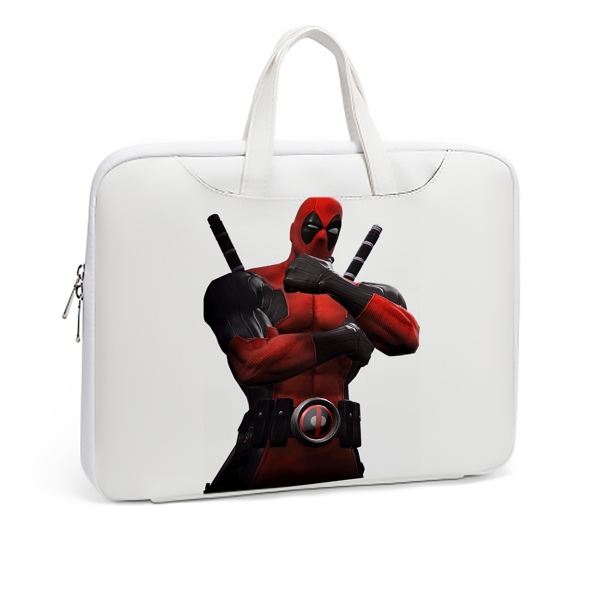 （画像用） Deadpool デッドプール レザーラップトップバッグ　ノートパソコンケース