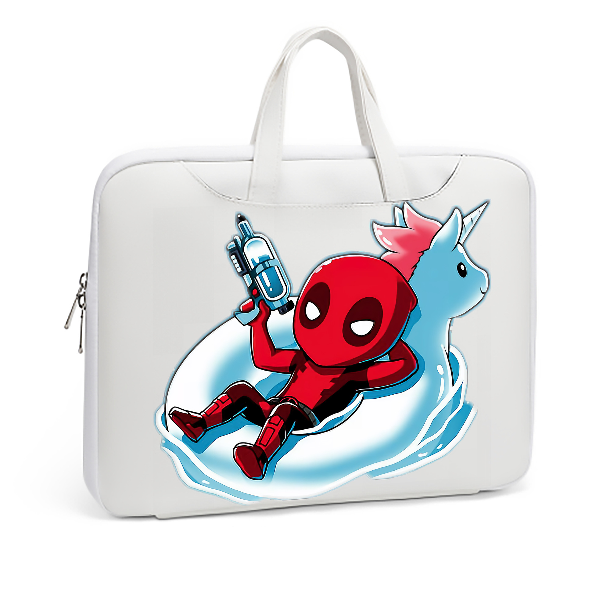 （画像用） Deadpool デッドプール レザーラップトップバッグ　ノートパソコンケース
