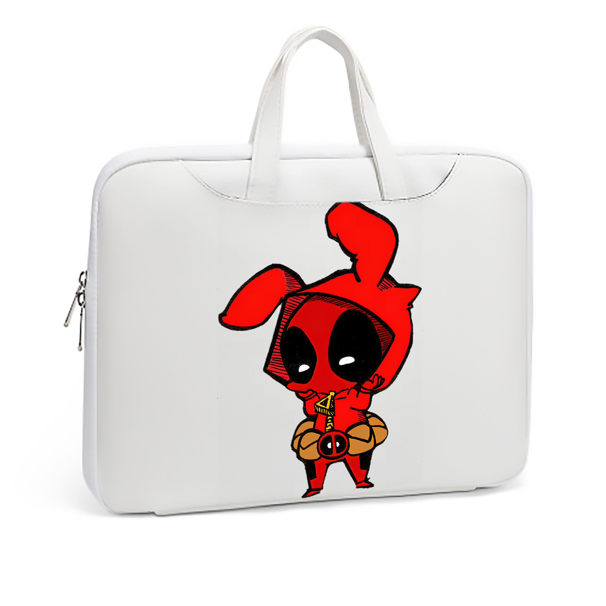（画像用） Deadpool デッドプール レザーラップトップバッグ　ノートパソコンケース