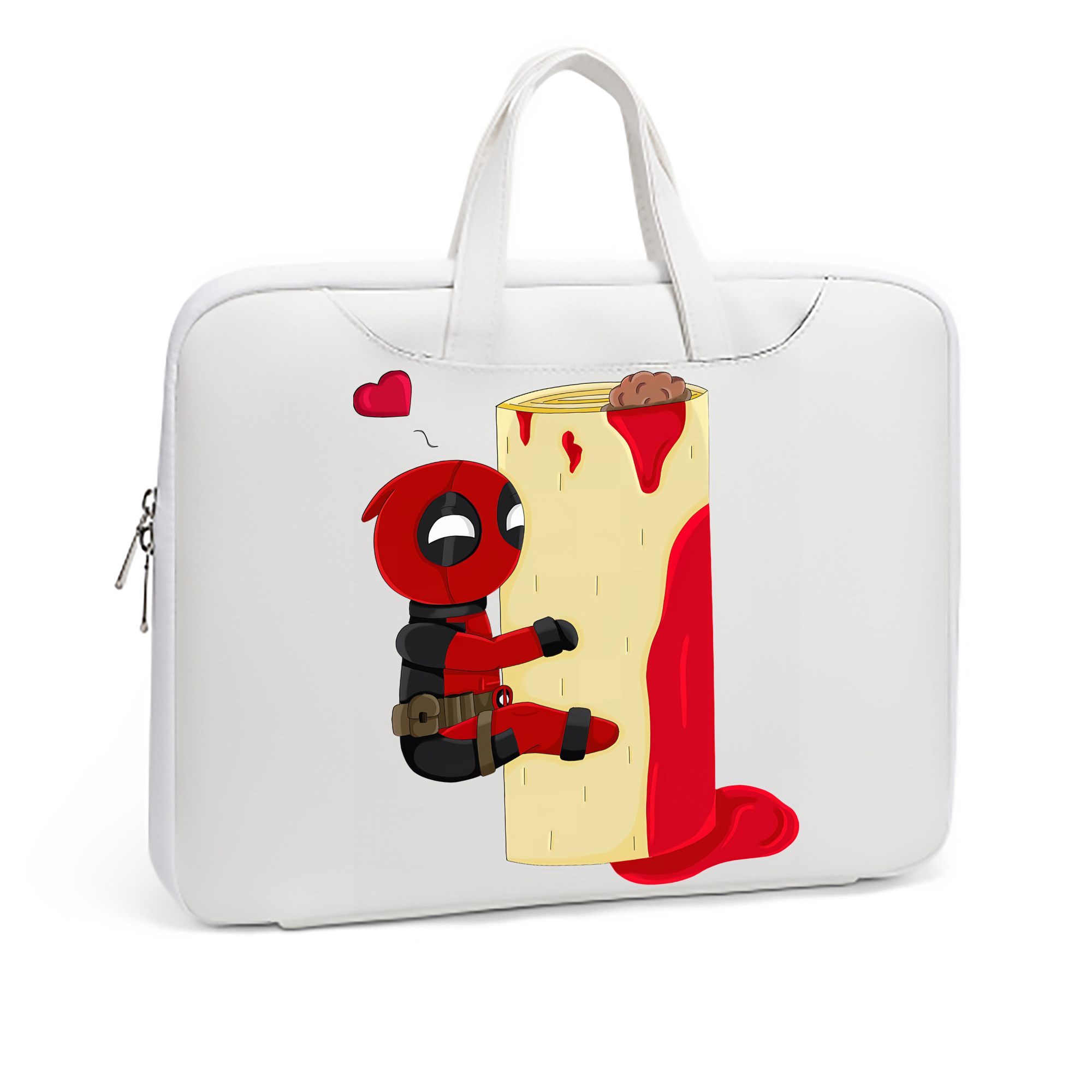 （画像用） Deadpool デッドプール レザーラップトップバッグ　ノートパソコンケース