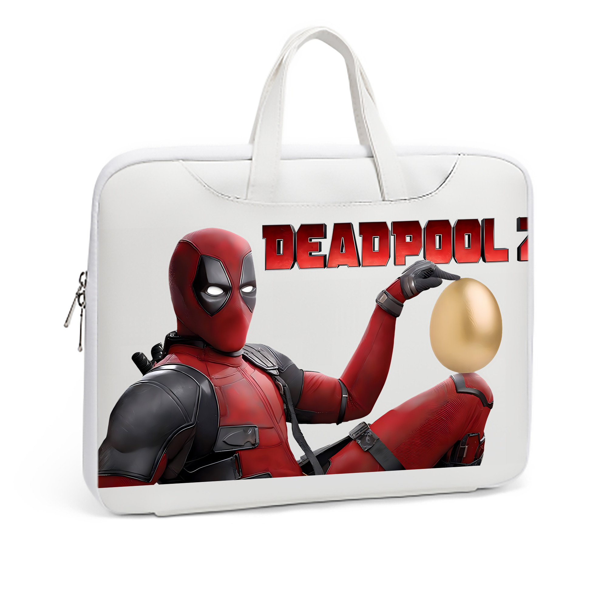 （画像用） Deadpool デッドプール レザーラップトップバッグ　ノートパソコンケース