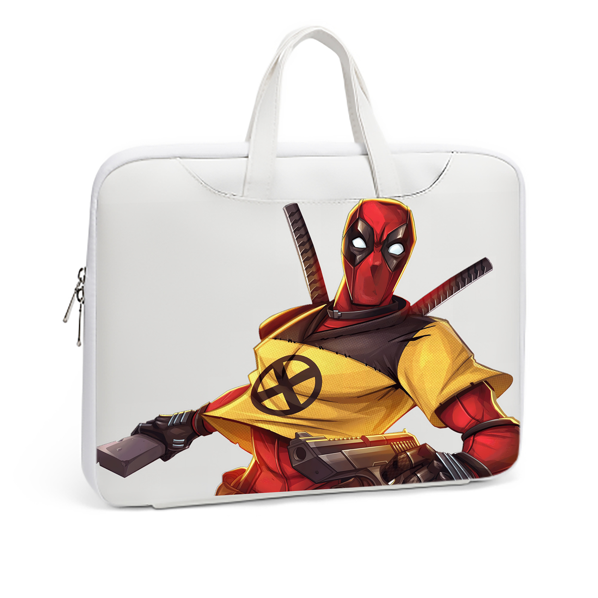 （画像用） Deadpool デッドプール レザーラップトップバッグ　ノートパソコンケース