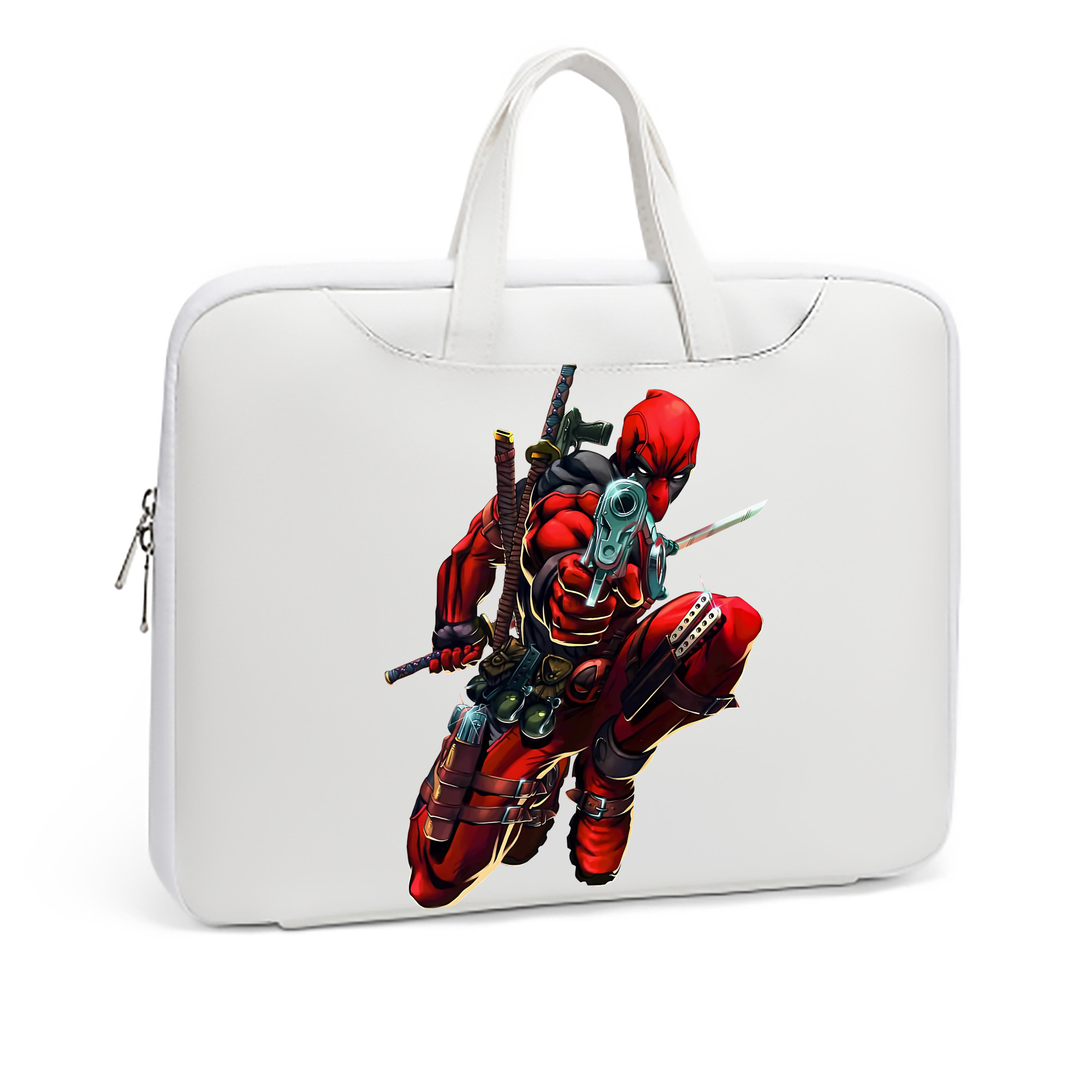（画像用） Deadpool デッドプール レザーラップトップバッグ　ノートパソコンケース