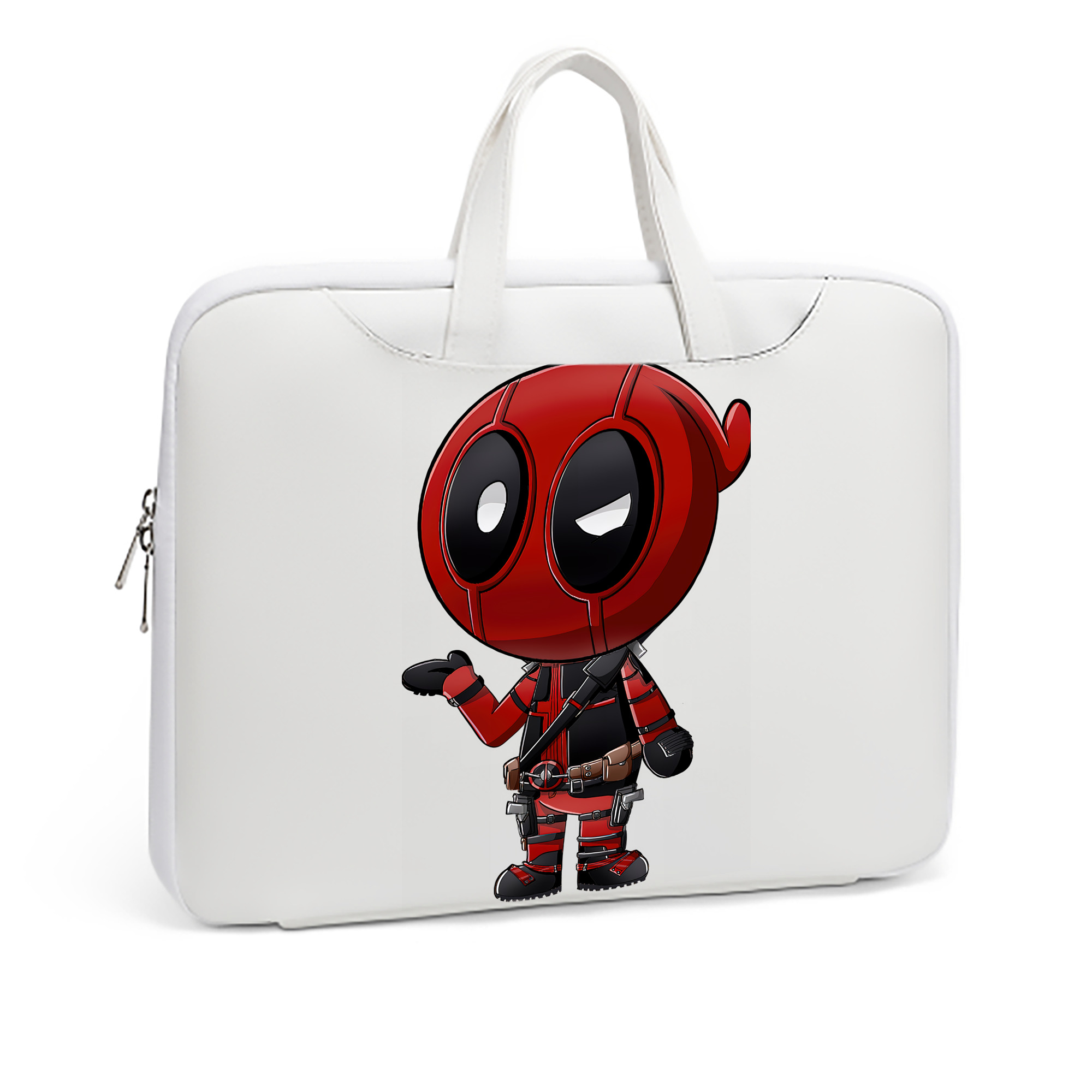 （画像用） Deadpool デッドプール レザーラップトップバッグ　ノートパソコンケース