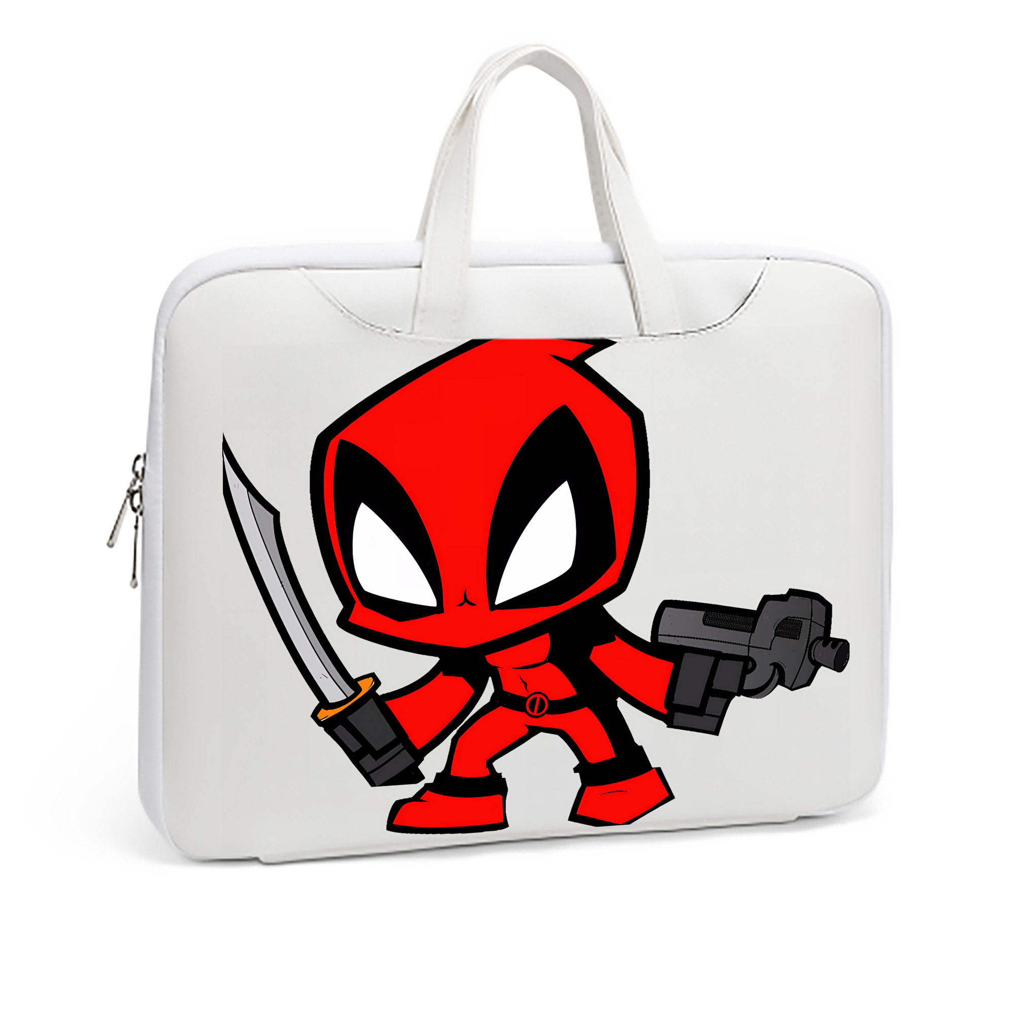 （画像用） Deadpool デッドプール レザーラップトップバッグ　ノートパソコンケース