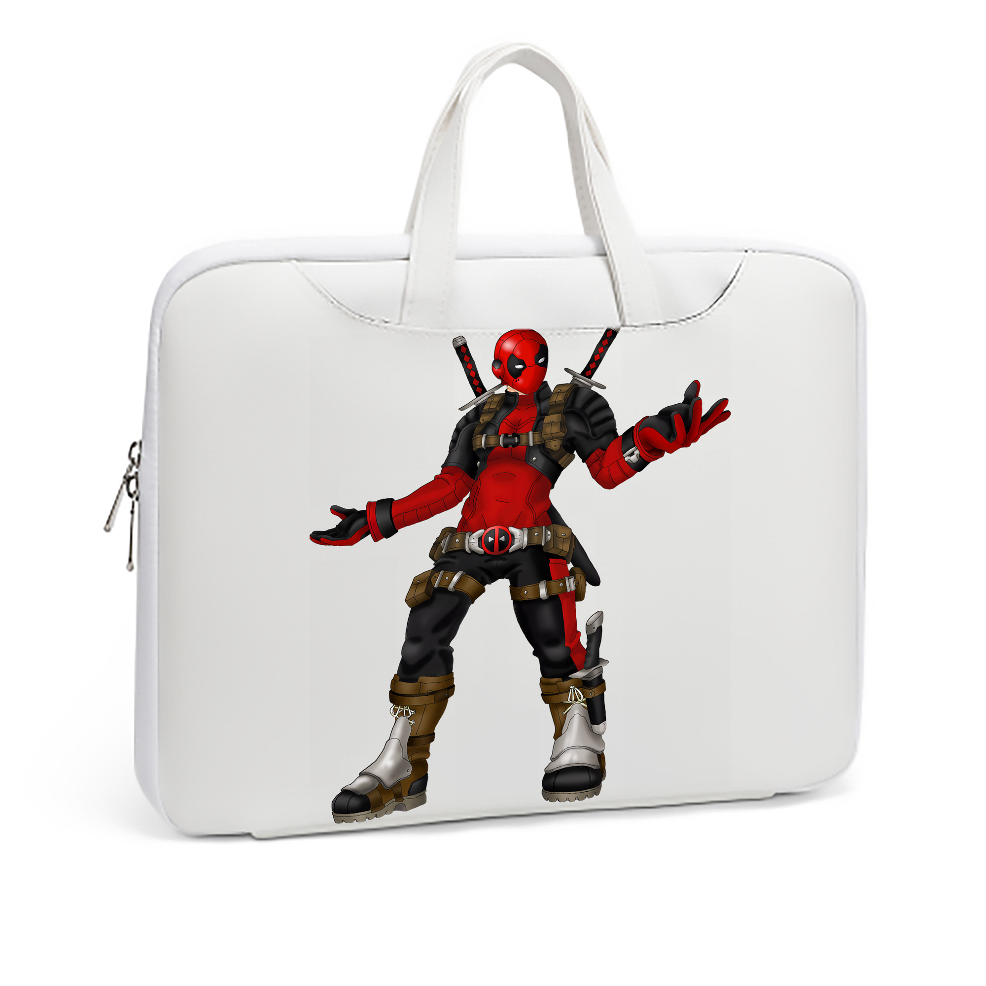 （画像用） Deadpool デッドプール レザーラップトップバッグ　ノートパソコンケース