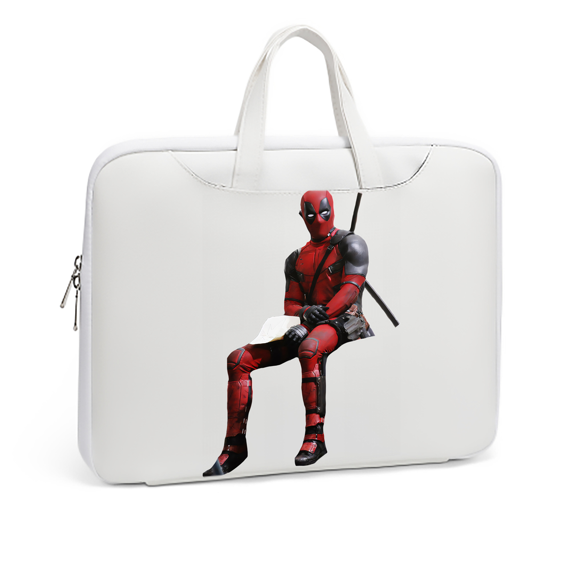 （画像用） Deadpool デッドプール レザーラップトップバッグ　ノートパソコンケース