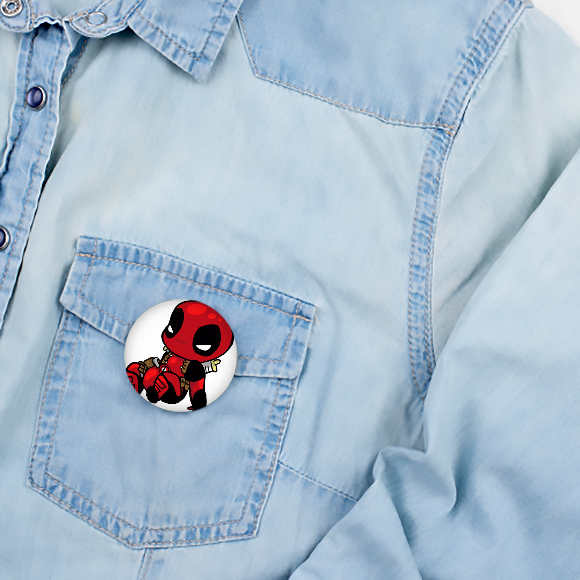 Deadpool デッドプール 6cm 缶バッジ 複数セット