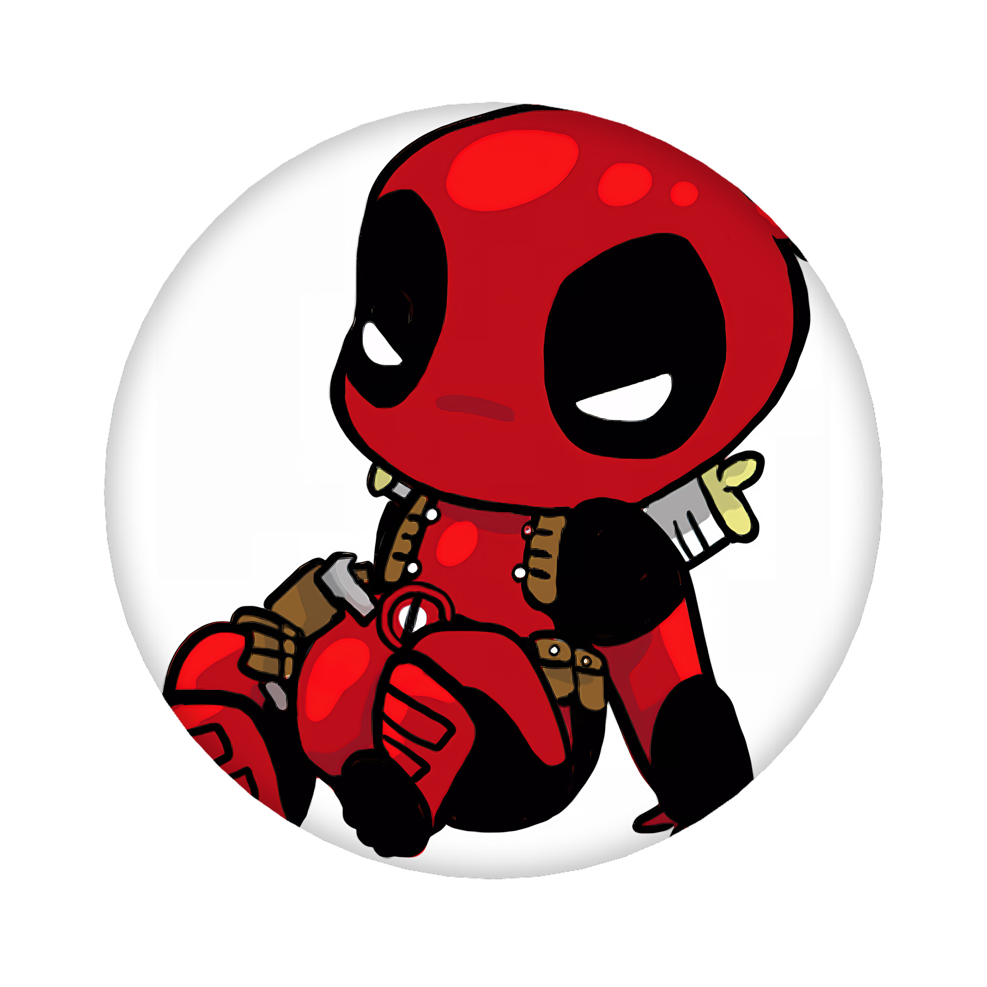 （画像用） Deadpool デッドプール 6cm 缶バッジ 複数セット