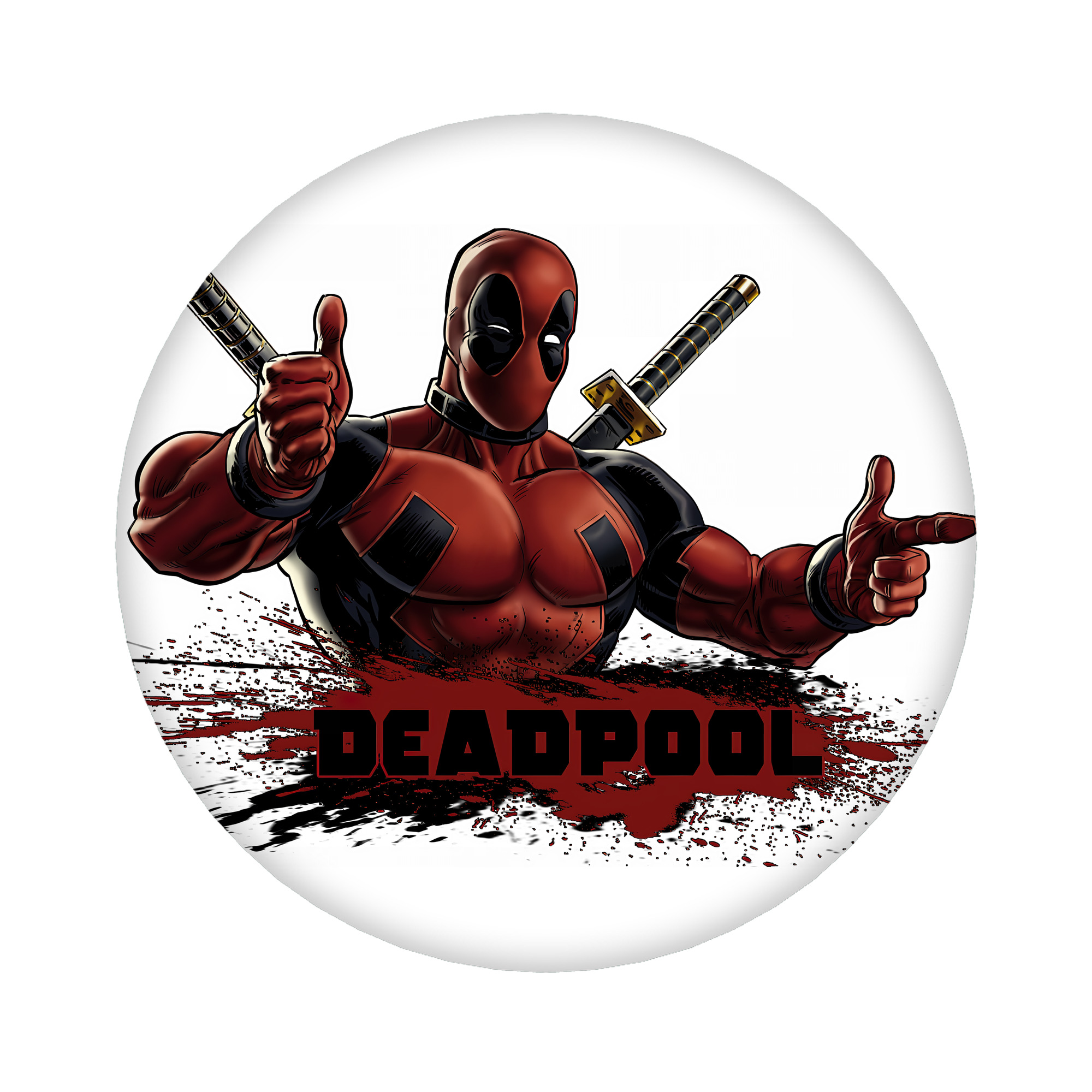 （画像用） Deadpool デッドプール 6cm 缶バッジ 複数セット