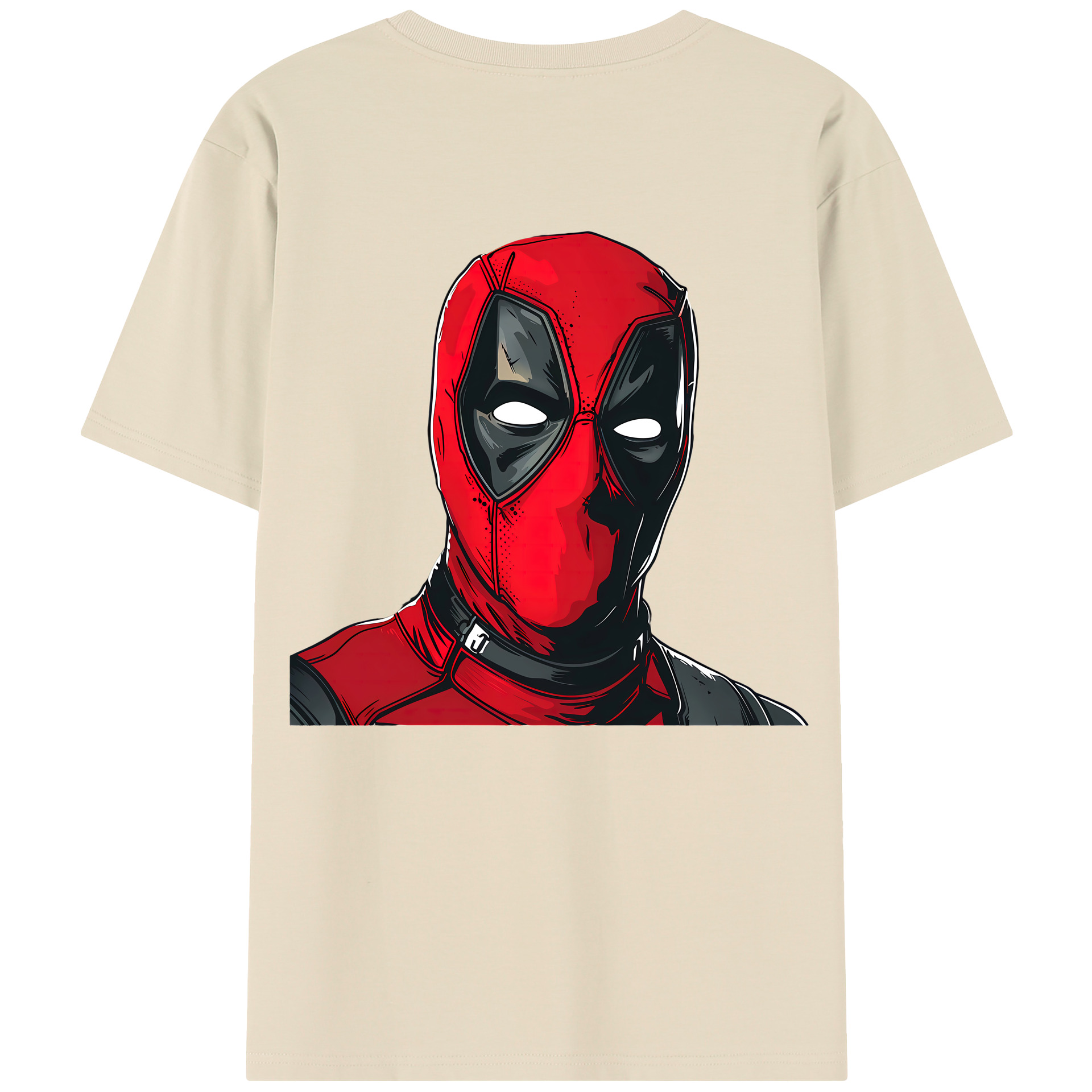 （画像用） Deadpool デッドプール 綿100％半袖Tシャツ（背面プリント）