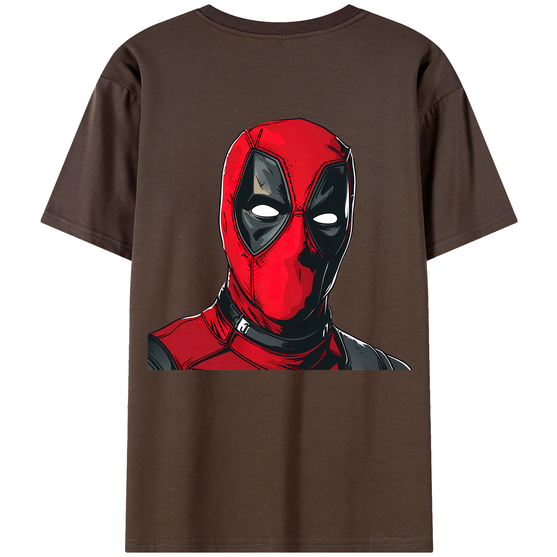 （画像用） Deadpool デッドプール 綿100％半袖Tシャツ（背面プリント）