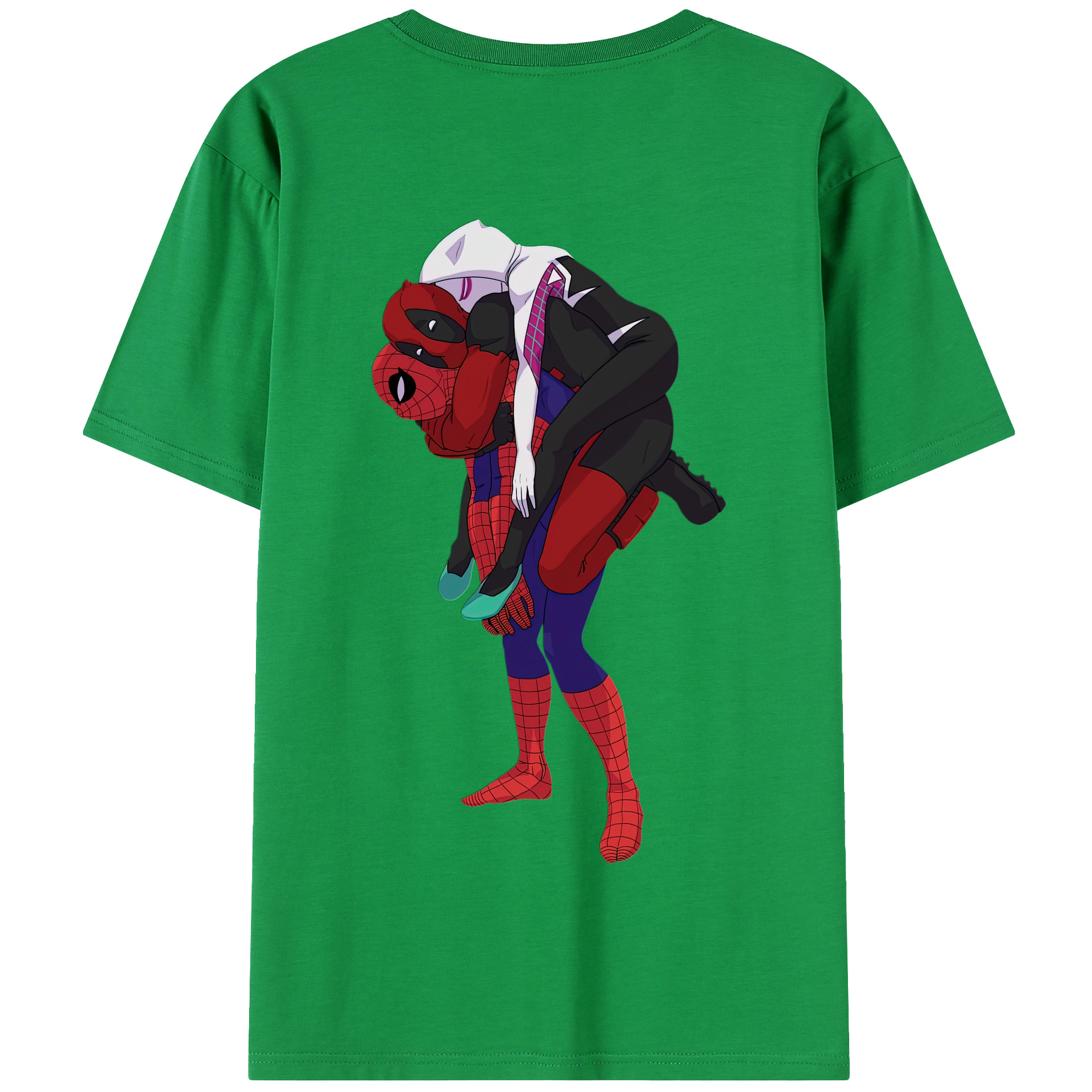 （画像用） Deadpool デッドプール 綿100％半袖Tシャツ（背面プリント）