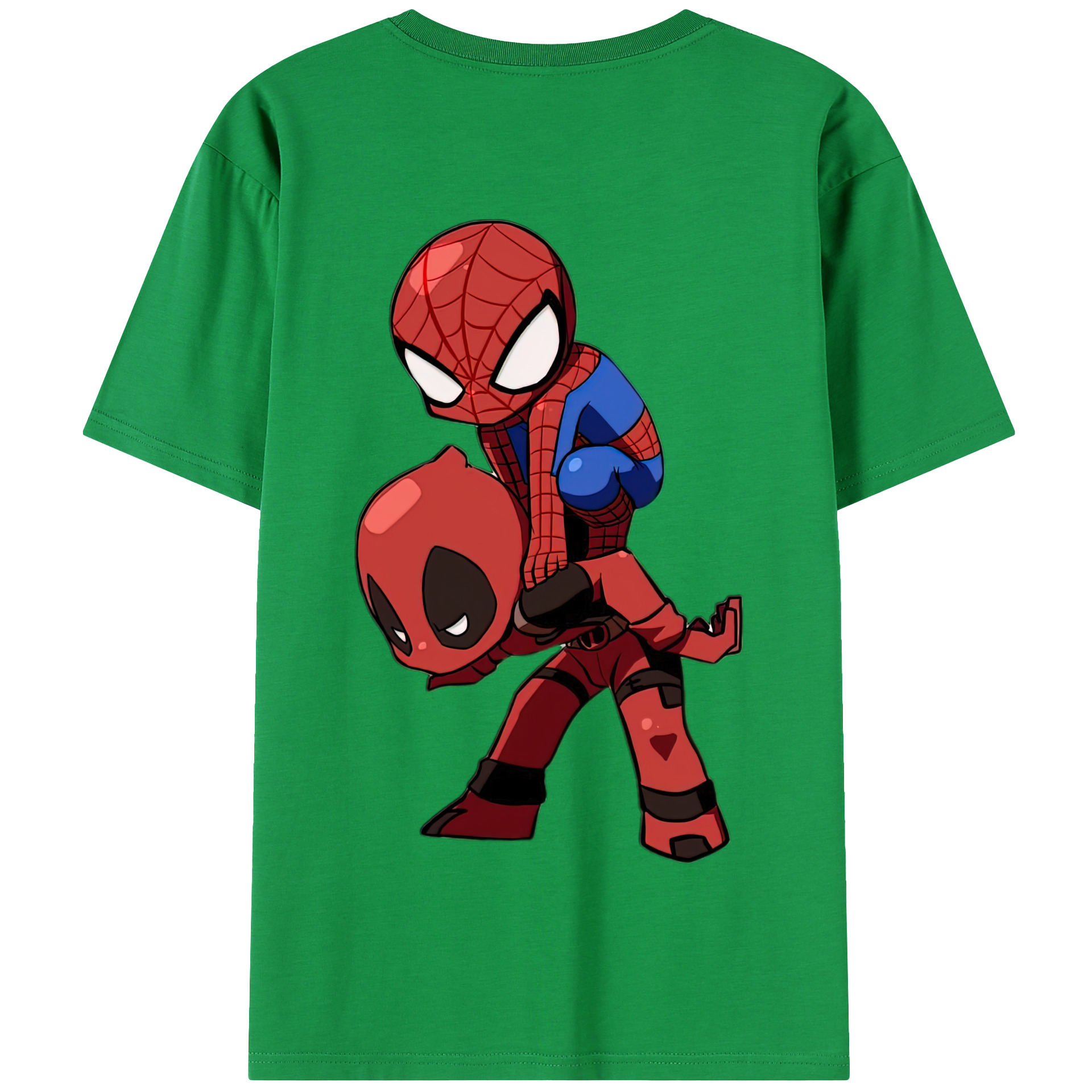 （画像用） Deadpool デッドプール 綿100％半袖Tシャツ（背面プリント）