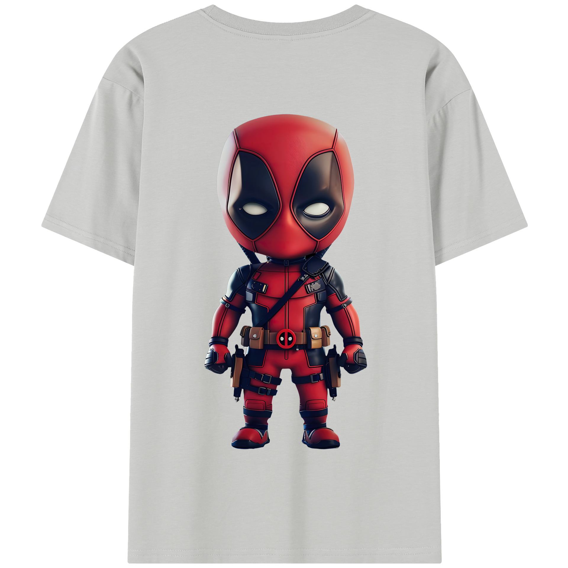 （画像用） Deadpool デッドプール 綿100％半袖Tシャツ（背面プリント）