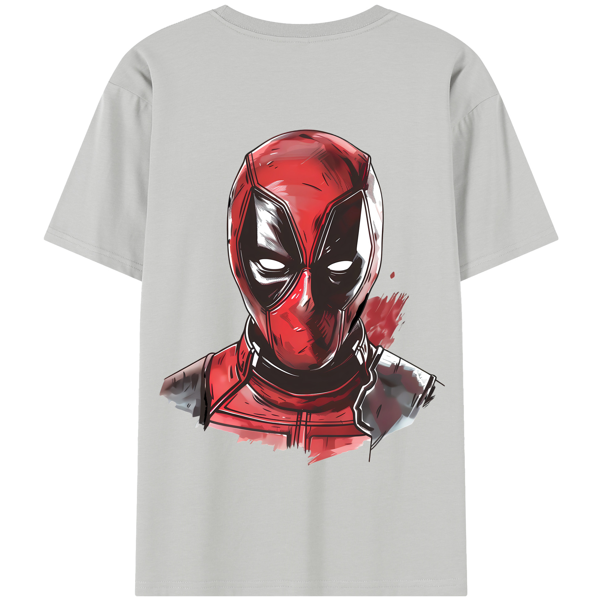 （画像用） Deadpool デッドプール 綿100％半袖Tシャツ（背面プリント）