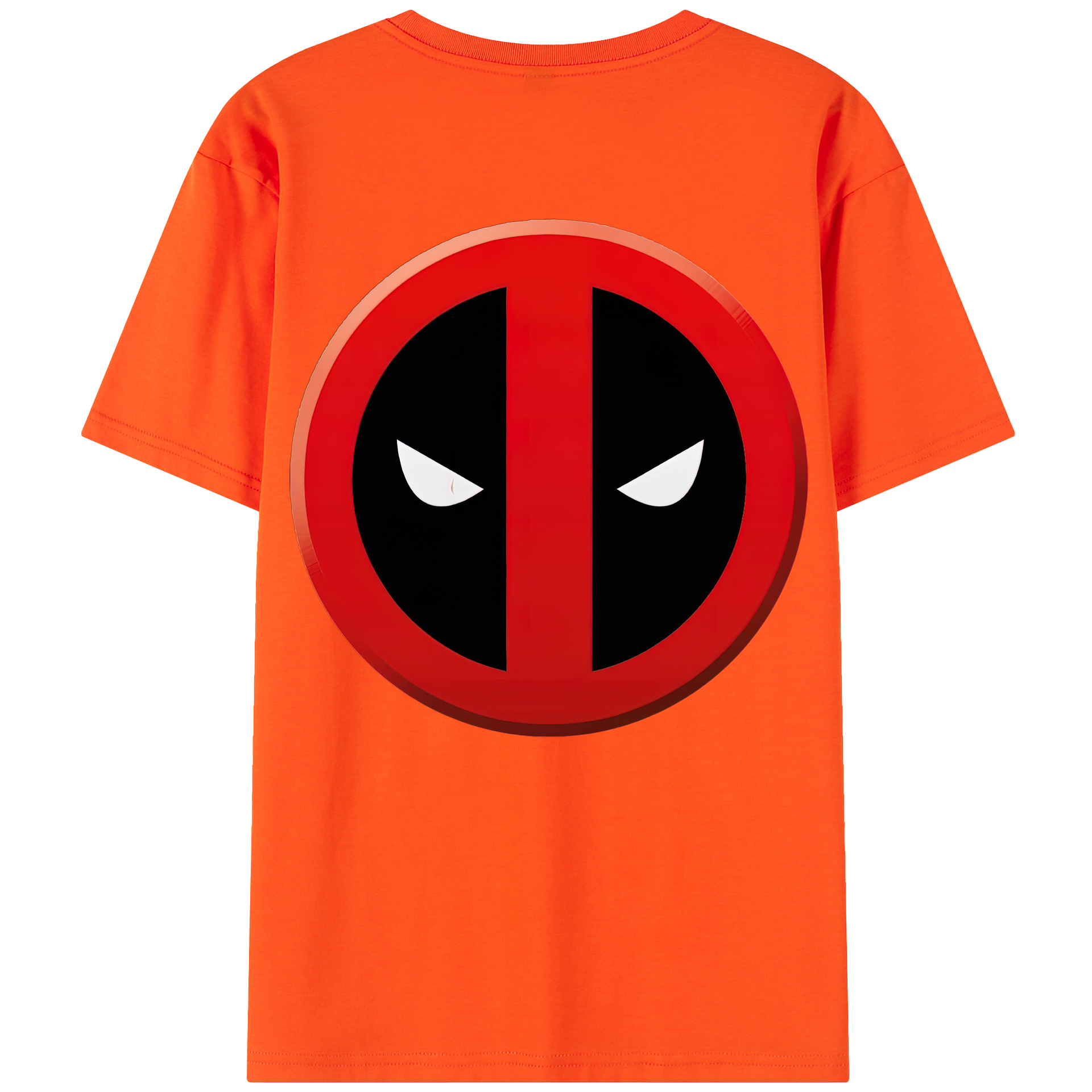 （画像用） Deadpool デッドプール 綿100％半袖Tシャツ（背面プリント）