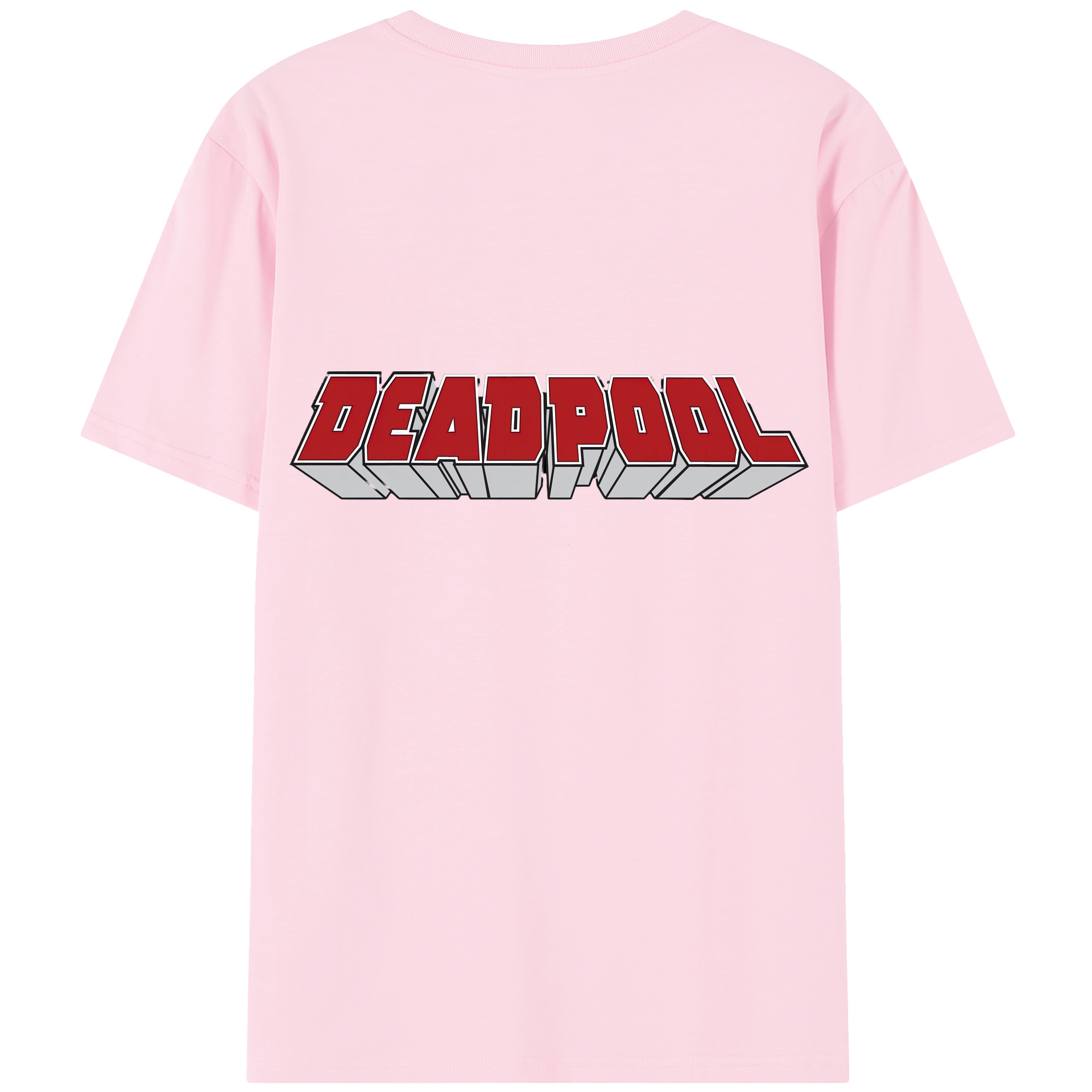 （画像用） Deadpool デッドプール 綿100％半袖Tシャツ（背面プリント）