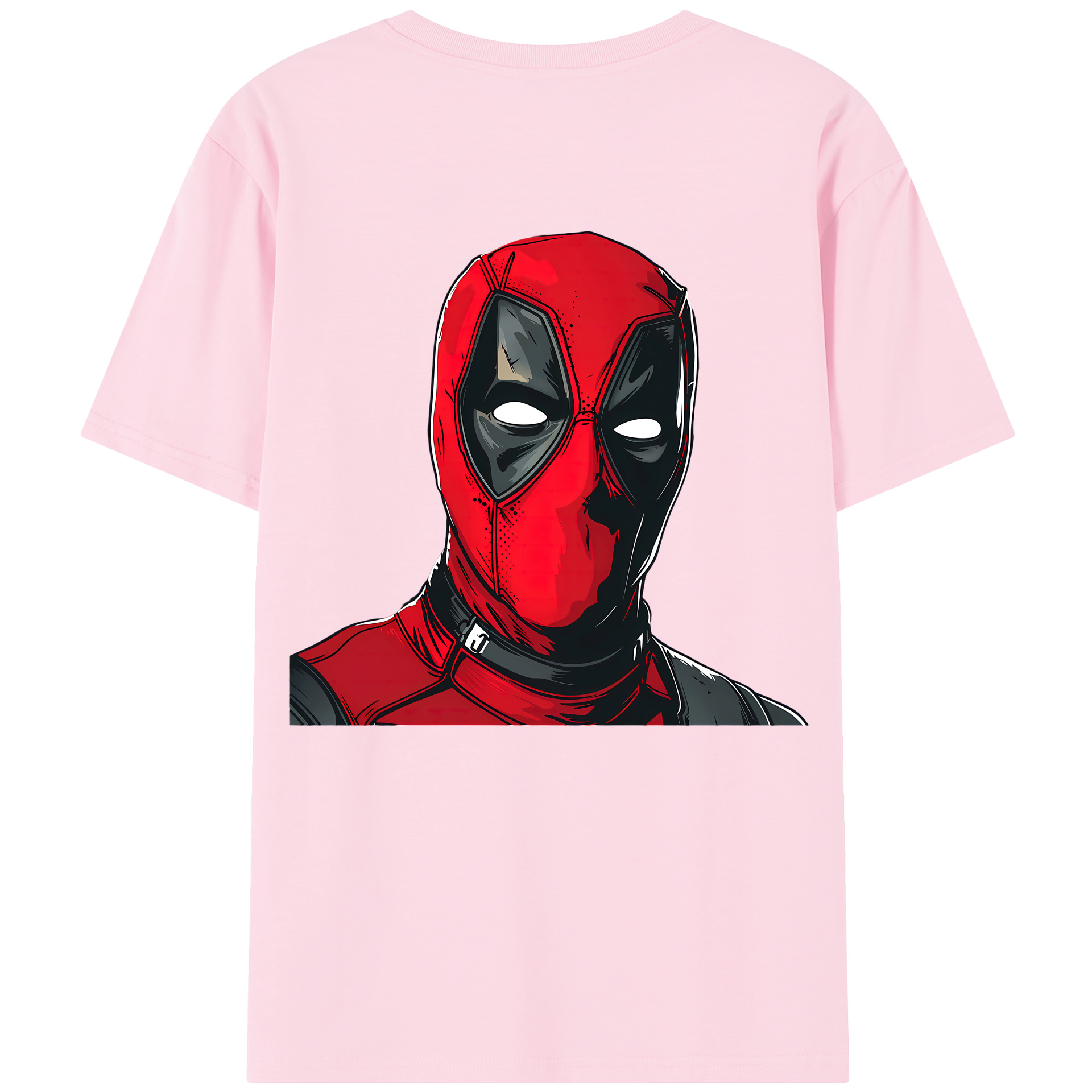 （画像用） Deadpool デッドプール 綿100％半袖Tシャツ（背面プリント）