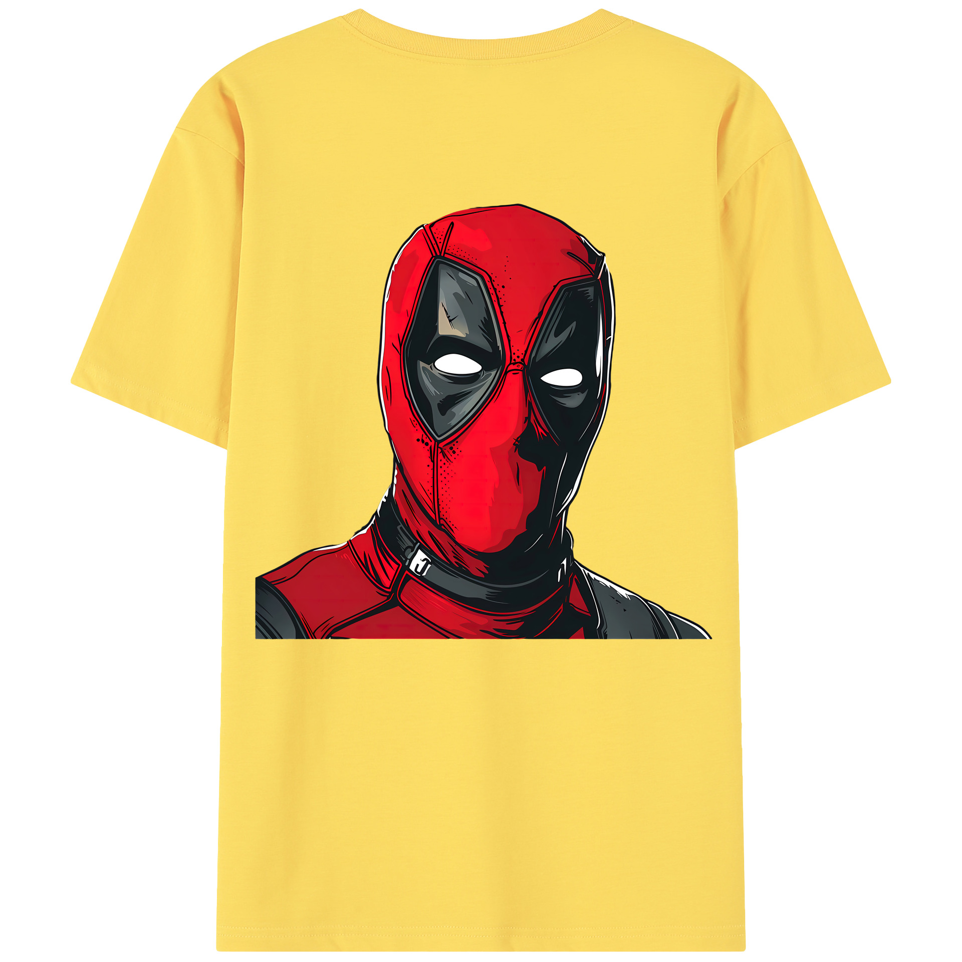 （画像用） Deadpool デッドプール 綿100％半袖Tシャツ（背面プリント）